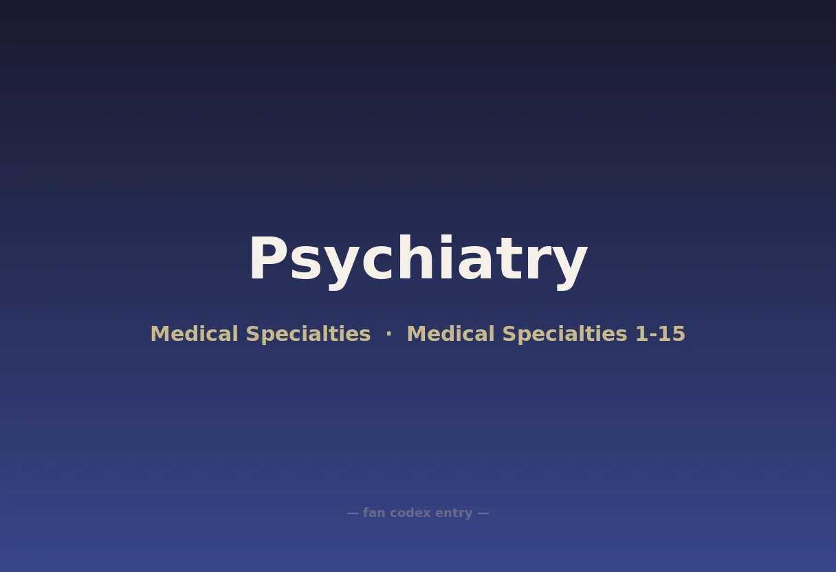 Psychiatry
